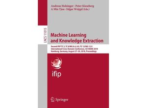 9783319997391 - Machine Learning and Knowledge Extraction Kartoniert (TB)