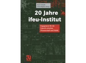 9783322831408 - UmweltWissenschaften   20 Jahre ifeu-Institut Kartoniert (TB)