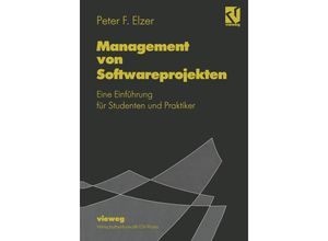 9783322868183 - Management von Softwareprojekten - Peter F Elzer Kartoniert (TB)