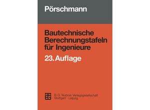 9783322913920 - Bautechnische Berechnungstafeln für Ingenieure Kartoniert (TB)