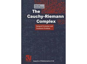 9783322916105 - The Cauchy-Riemann Complex - Ingo Lieb Joachim Michel Kartoniert (TB)