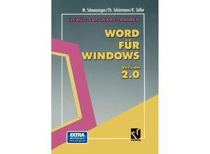 9783322963703 - Vieweg Software-Trainer Word für Windows 20 - T Schürmann K Süßer Kartoniert (TB)