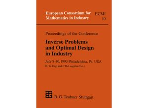 9783322966599 - Proceedings of the Conference Inverse Problems and Optimal Design in Industry Kartoniert (TB)