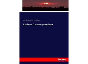 9783337002374 - Southeys Common-place Book - Robert Southey John Wood Warter Kartoniert (TB)