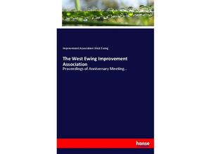 9783337002763 - The West Ewing Improvement Association - Improvement Association West Ewing Kartoniert (TB)