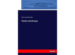 9783337005382 - Poems and Essays - Jane Bowdler Kartoniert (TB)