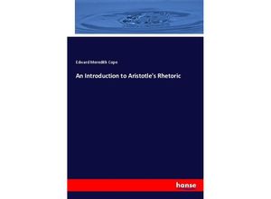 9783337006846 - An Introduction to Aristotles Rhetoric - Edward Meredith Cope Kartoniert (TB)