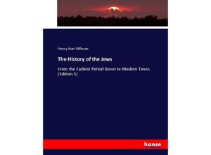 9783337007386 - The History of the Jews - Henry Hart Milman Kartoniert (TB)