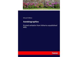 9783337011291 - Autobiographies - Edward Gibbon Kartoniert (TB)