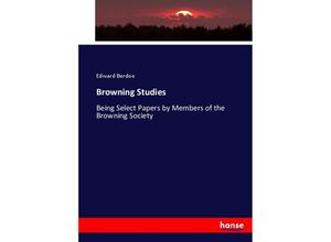 9783337014179 - Browning Studies - Edward Berdoe Kartoniert (TB)