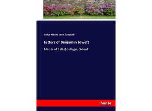 9783337019037 - Letters of Benjamin Jowett - Evelyn Abbott Lewis Campbell Kartoniert (TB)