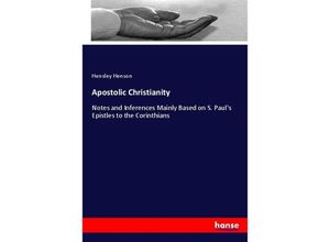 9783337022730 - Apostolic Christianity - Hensley Henson Kartoniert (TB)