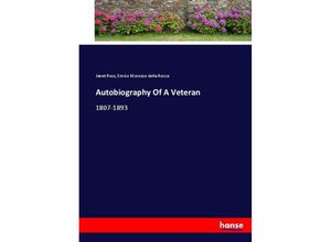 9783337029845 - Autobiography Of A Veteran - Janet Ross Enrico Morozzo della Rocca Kartoniert (TB)