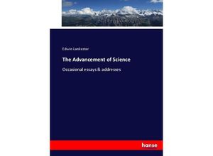 9783337034665 - The Advancement of Science - Edwin Lankester Kartoniert (TB)