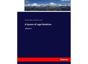 9783337035709 - A System of Legal Medicine - Allan McLane Hamilton Lawrence Godkin Kartoniert (TB)