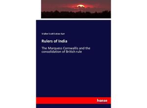 9783337042912 - Rulers of India - Walter Scott Seton-Karr Kartoniert (TB)