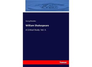 9783337055660 - William Shakespeare - Georg Brandes Kartoniert (TB)