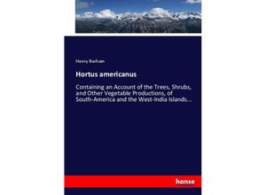 9783337058098 - Hortus americanus - Henry Barham Kartoniert (TB)