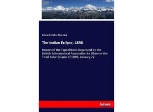 9783337059347 - The Indian Eclipse 1898 - Edward Walter Maunder Kartoniert (TB)