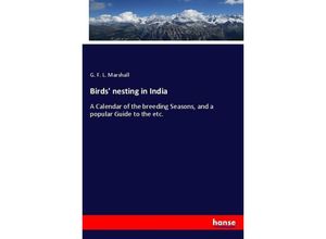 9783337059460 - Birds nesting in India - G F L Marshall Kartoniert (TB)