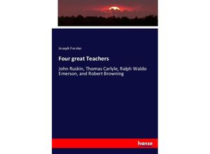 9783337062668 - Four great Teachers - Joseph Forster Kartoniert (TB)