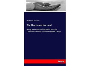 9783337063863 - The Church and the Land - Herbert P Thomas Kartoniert (TB)