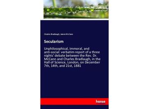 9783337068486 - Secularism - Charles Bradlaugh James McCann Kartoniert (TB)