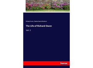 9783337083816 - The Life of Richard Owen - Richard Owen Charles Davies Sherborn Kartoniert (TB)