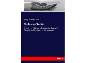 9783337085292 - The Revisers English - George Washington Moon Kartoniert (TB)