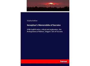 9783337095307 - Xenophons Memorabilia of Socrates - Charles Anthon Kartoniert (TB)