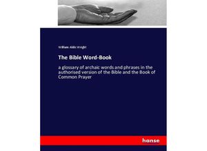 9783337096380 - The Bible Word-Book - William Aldis Wright Kartoniert (TB)