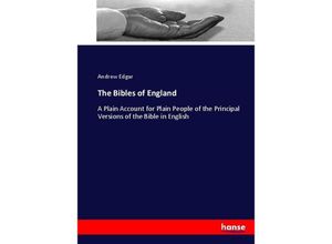 9783337097493 - The Bibles of England - Andrew Edgar Kartoniert (TB)