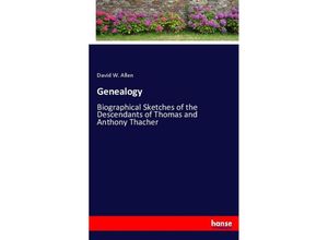 9783337098575 - Genealogy - David W Allen Kartoniert (TB)