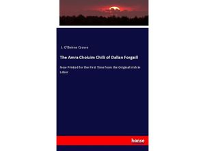 9783337121037 - The Amra Choluim Chilli of Dallan Forgaill Kartoniert (TB)