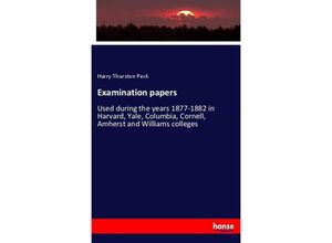 9783337121594 - Examination papers - Harry Thurston Peck Kartoniert (TB)