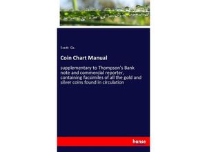 9783337122461 - Coin Chart Manual - Scott Co Kartoniert (TB)