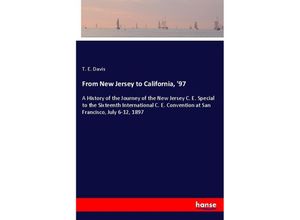 9783337128005 - From New Jersey to California 97 - T E Davis Kartoniert (TB)