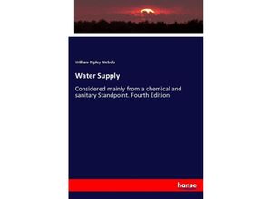 9783337138974 - Water Supply - William Ripley Nichols Kartoniert (TB)