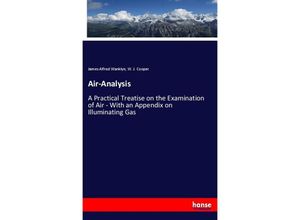 9783337139292 - Air-Analysis - James Alfred Wanklyn W J Cooper Kartoniert (TB)