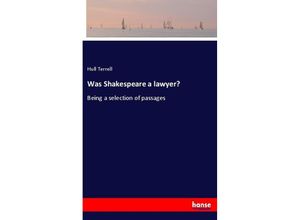 9783337143213 - Was Shakespeare a lawyer? - Hull Terrell Kartoniert (TB)