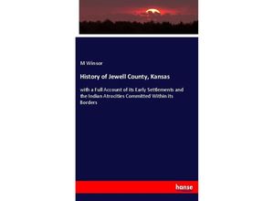 9783337143817 - History of Jewell County Kansas - M Winsor Kartoniert (TB)