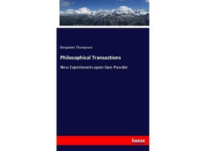 9783337159627 - Philosophical Transactions - Benjamin Thompson Kartoniert (TB)