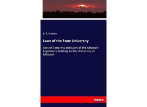 9783337188023 - Laws of the State University - B P Pratten Kartoniert (TB)