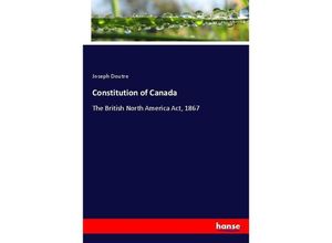 9783337188801 - Constitution of Canada - Joseph Doutre Kartoniert (TB)