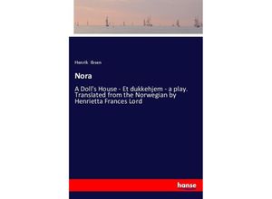 9783337188849 - Nora - Henrik Ibsen Kartoniert (TB)