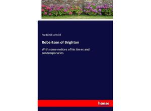 9783337196912 - Robertson of Brighton - Frederick Arnold Kartoniert (TB)