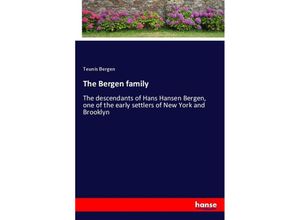 9783337197803 - The Bergen family - Teunis Bergen Kartoniert (TB)