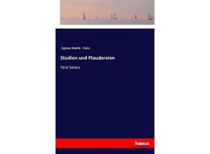 9783337199210 - Studien und Plaudereien - Sigmon Martin Stern Kartoniert (TB)