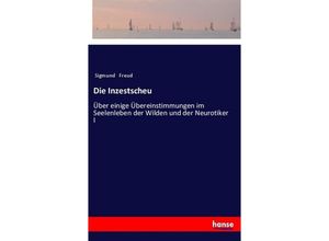 9783337200299 - Die Inzestscheu - Sigmund Freud Kartoniert (TB)