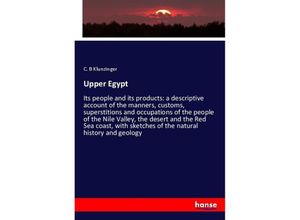 9783337233549 - Upper Egypt - C B Klunzinger Kartoniert (TB)